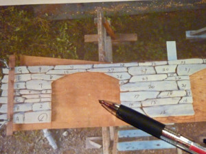 A4紙にナンバリング