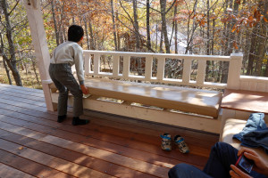 取り外せるクッション部分