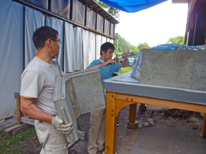 外周壁の組立２