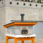 自遊の森のピザ窯製作